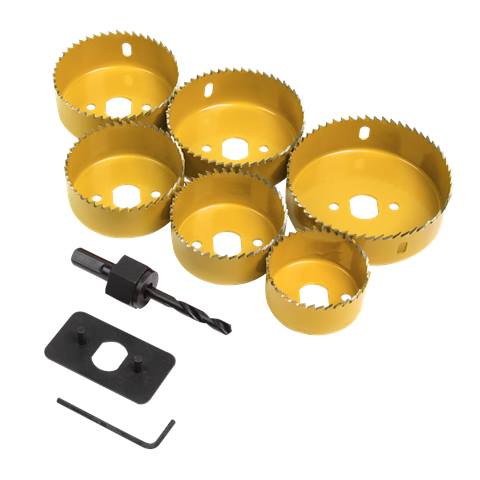 Worksafe® Downlight Hole Saw Kit 9pc