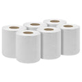 2-Ply Embossed White Paper Roll 60m - Pack of 6