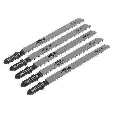 Worksafe® Jigsaw Blade for Wood & Plastics 75mm 10tpi - Pack of 5