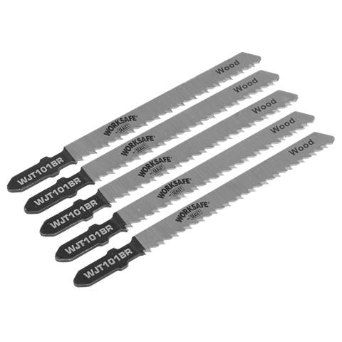 Jigsaw Blade for Wood & Plastics 75mm 10tpi - Pack of 5