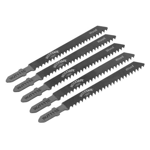 Jigsaw Blade for Soft Wood & Plastics 75mm 8tpi - Pack of 5
