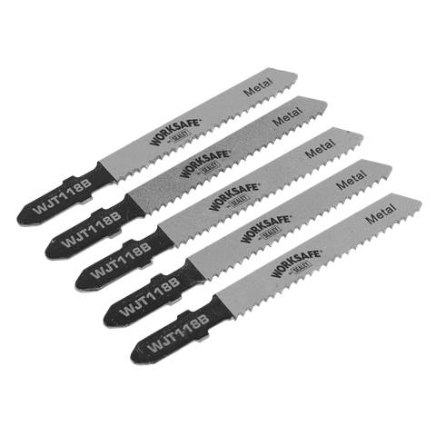 Worksafe® Jigsaw Blade for Metal 55mm 12tpi - Pack of 5