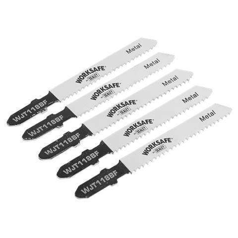 Worksafe® Jigsaw Blade for Metal 55mm 12tpi - Pack of 5