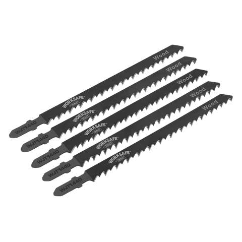 Jigsaw Blade for Wood 75mm 6tpi - Pack of 5