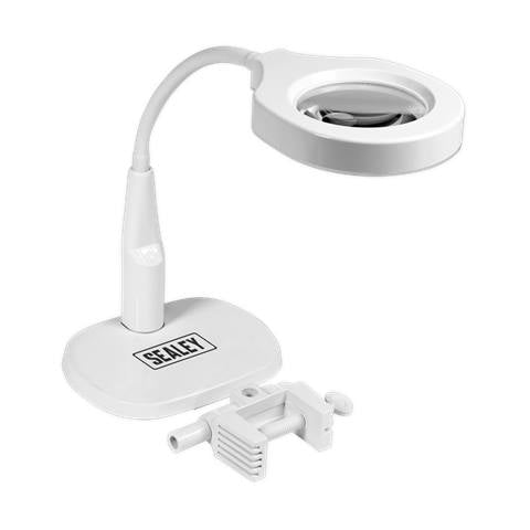 Dimmable Dual Mounting Magnifying Worklight 45 SMD LED 230V