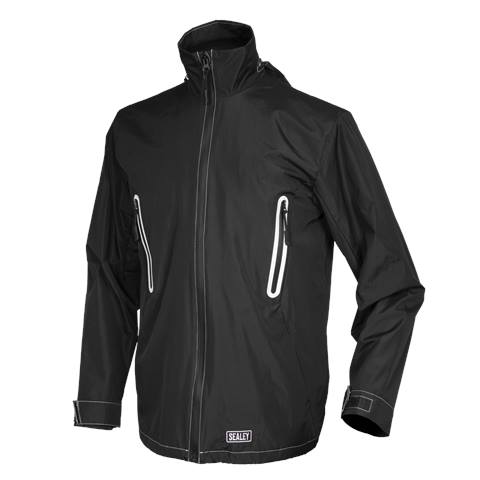 5V Heated Rain Jacket - 48" Chest, Large
