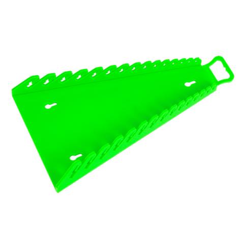 Premier Reverse Spanner Rack Capacity 15 Spanners - Hi-Vis Green