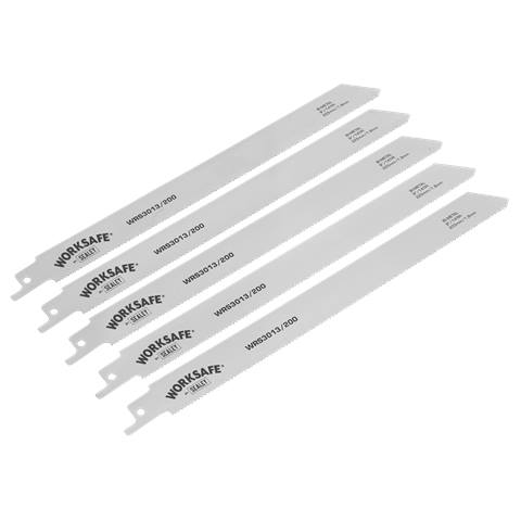 Worksafe® Reciprocating Saw Blade 225mm 14tpi - Pack of 5