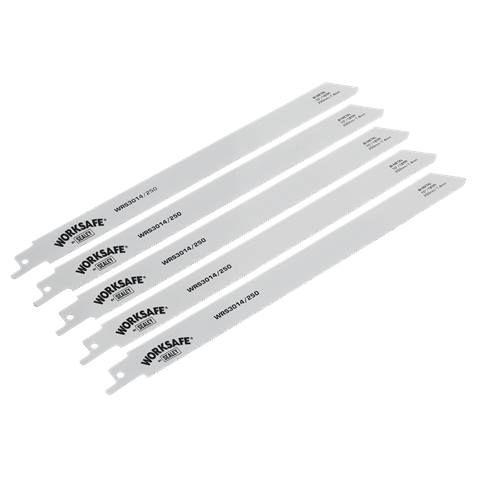 Worksafe® Reciprocating Saw Blade for Metal 250mm 18tpi - Pack of 5