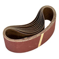 75 x 533mm Sanding Belt 80Grit - Pack of 10