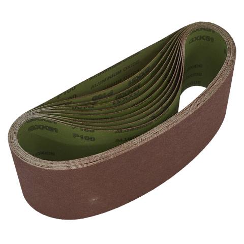 Worksafe® 100 x 610mm Sanding Belt 100Grit - Pack of 10