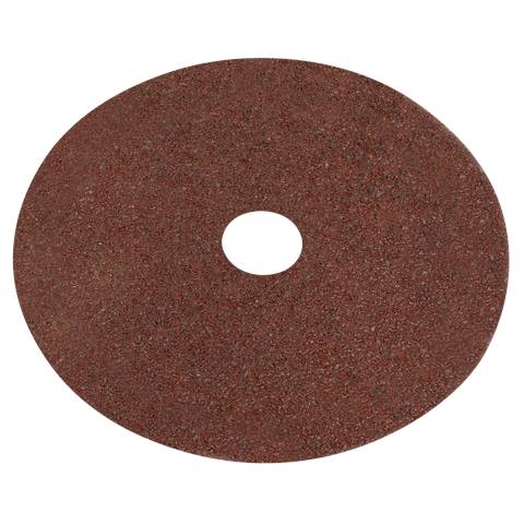 Worksafe® 115mm Fibre Backed Sanding Disc 24Grit - Pack of 25