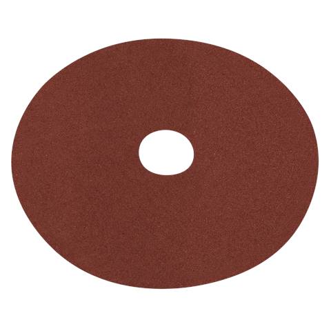 Worksafe® 125mm Fibre Backed Sanding Disc 60Grit - Pack of 25