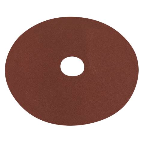 Worksafe® 125mm Fibre Backed Sanding Disc 80Grit - Pack of 25