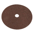Worksafe® 175mm Fibre Backed Sanding Disc 24Grit - Pack of 25