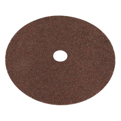 Worksafe® 175mm Fibre Backed Sanding Disc 24Grit - Pack of 25