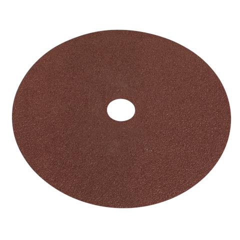 Worksafe® 175mm Fibre Backed Sanding Disc 40Grit - Pack of 25