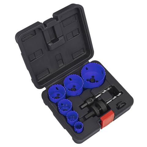 Electrician's Hole Saw Kit 9pc