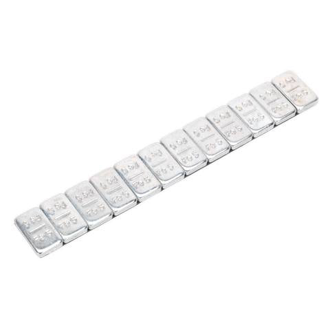 Steel Adhesive Wheel Weight 5g Strip of 12 - Pack of 100