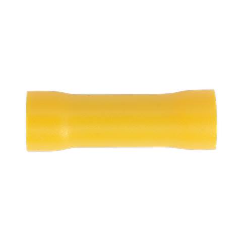 Butt Connector Terminal 5.5mm, Yellow - Pack of 100
