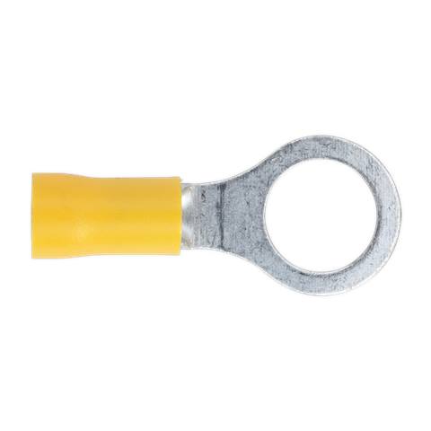 Easy-Entry Ring Terminal 10.5mm (3/8"), Yellow - Pack of 100