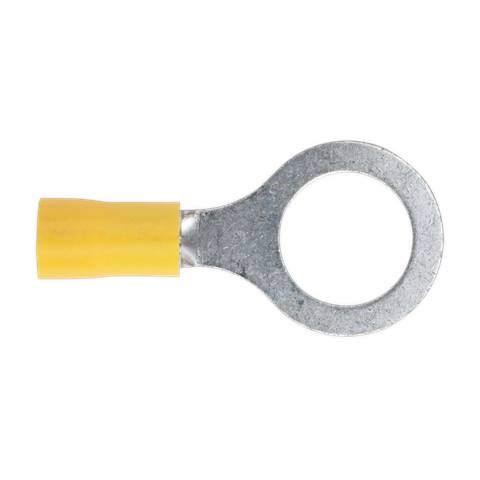 Easy-Entry Ring Terminal 13mm (1/2"), Yellow - Pack of 100