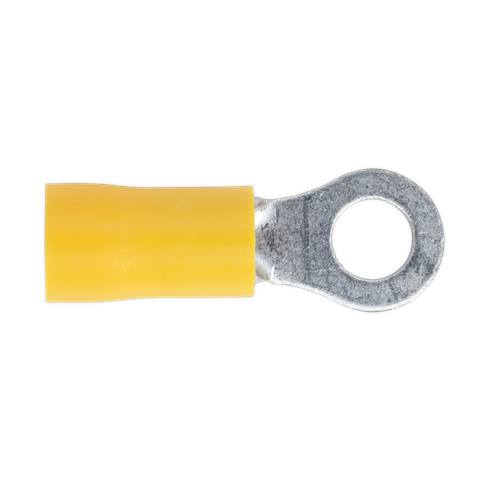 Easy-Entry Ring Terminal 5.3mm (2BA), Yellow - Pack of 100