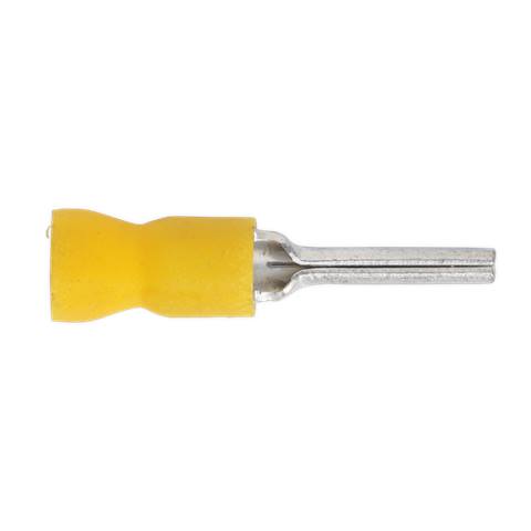 Easy-Entry Pin Terminal 14 x 2.9mm, Yellow - Pack of 100