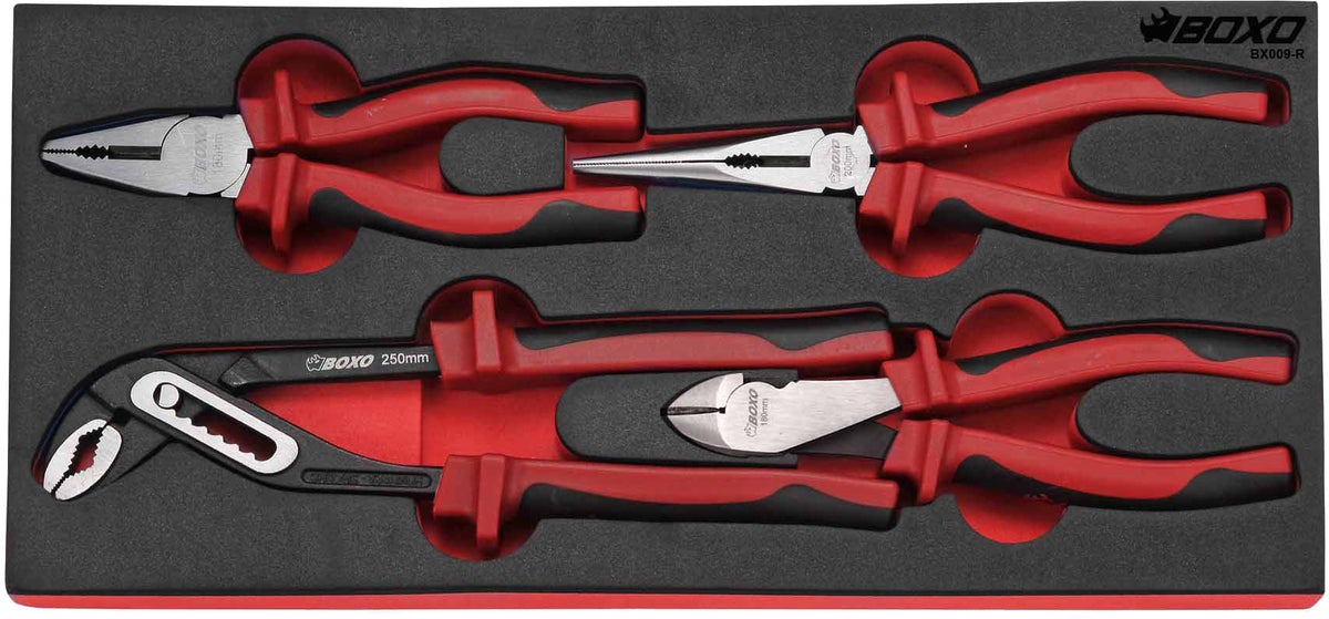 4 Pc Plier Set – BX009-R