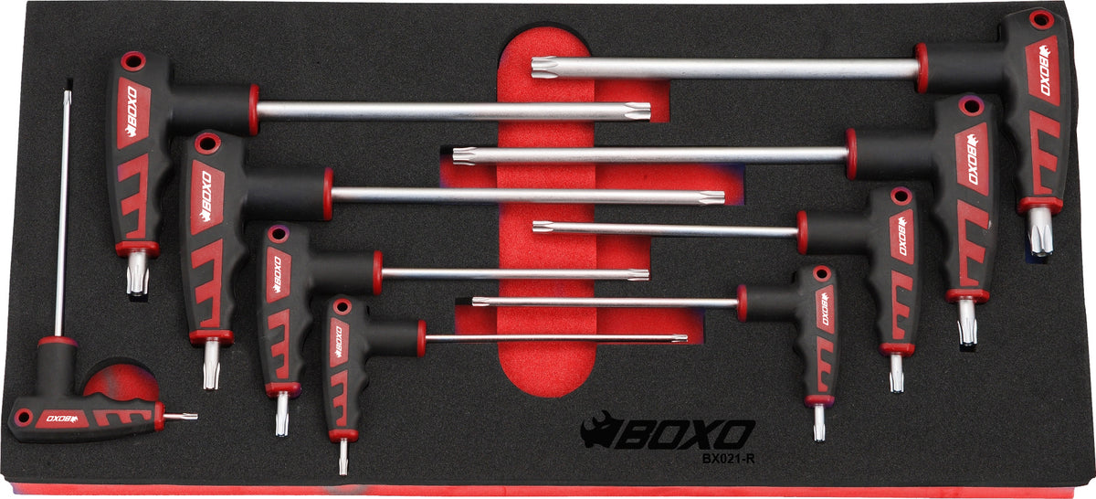 9 Pc Torx T-Handle Set – BX021-R