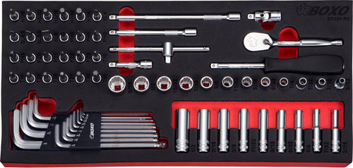1/4" 65Pc Imperial Master Set – BX231-R2