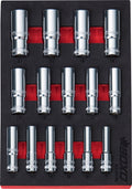 12 PT 3/8" Deep Socket Set In EVA Foam – BX263-R2