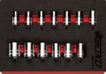 1/4" Multi Spline Socket Set In EVA Foam – BX282-R2