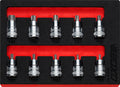 3/8" Torx Super Stubby Bit Socket Set In EVA Foam – BX318-R2