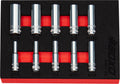 1/4" 10Pc Deep 12pt Imperial Socket Set – BX507-R2
