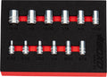 1/4" 12Pc Shallow 12pt Imperial Socket Set – BX508-R2