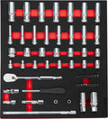 3/8" Socket Set 8-22mm in EVA Foam – BX586-R2
