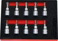 3/8" Tamperproof Torx Bit Socket Set in EVA Foam – BX588-R2