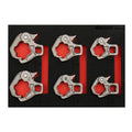 6 Pc 1/2 Dr Ratcheting Flare Nut Set 21,22,24,27,30,32mm – BX861-R