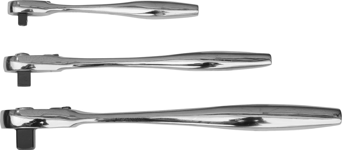 Boxo 3 Pc 72T Slim Head Ratchet Set Push Button Release – BX920-R