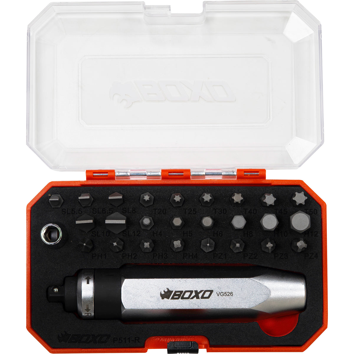 Impact Driver 3/8 Dr With Bits 27 Pc Kit In BMC – P511-R
