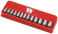 Socket Set; Shallow, 1/4''dr 13-Piece 6-Point