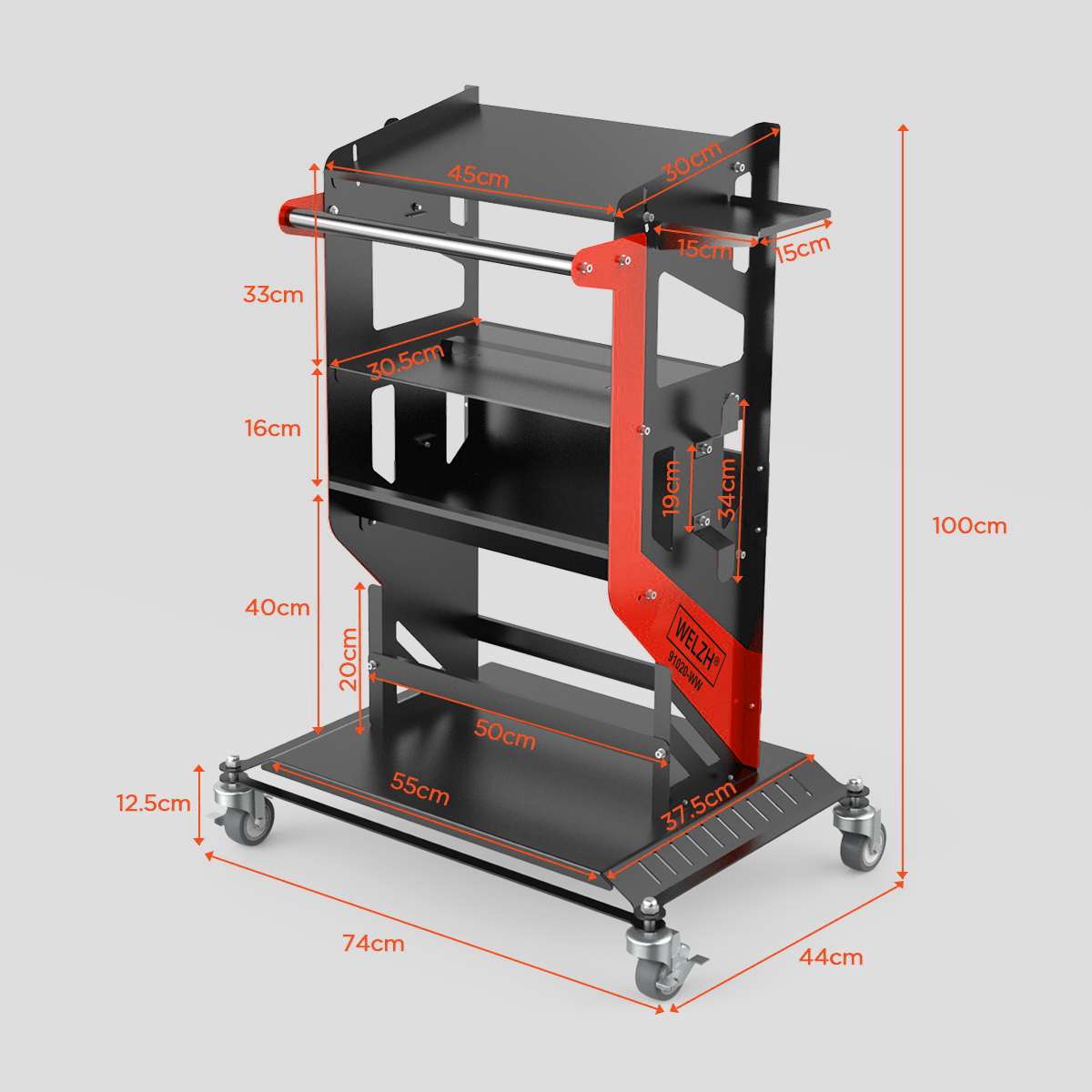 Automotive Diagnostic Tool Cart