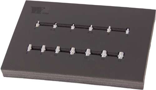 Socket Set; Shallow, 1/4''dr 13-Piece 6-Point
