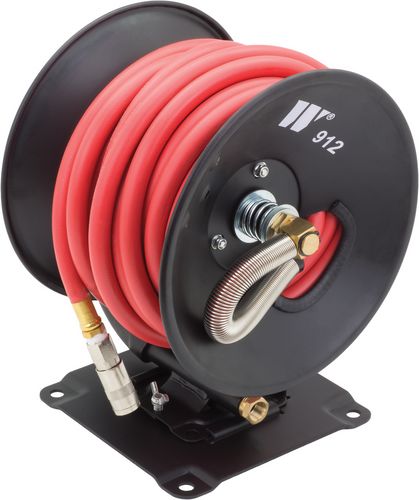 Welzh 3/8'' x 15m Rubber Air Hose & Reel