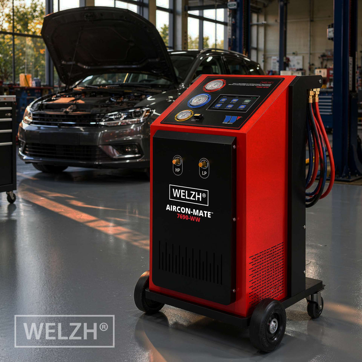 Aircon-Mate™; Fully Automatic Refrigerant Recovery Recycle Recharge Machine Filling Vacuum