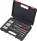 Socket Tool Set; 27-Piece Depp & Shallow, Chrome 6-point 1/4'' (FP Series)