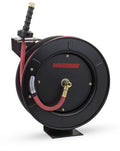Warrior™ Premium Retractable Rubber Air Hose Reel; 3/8'' x 10m