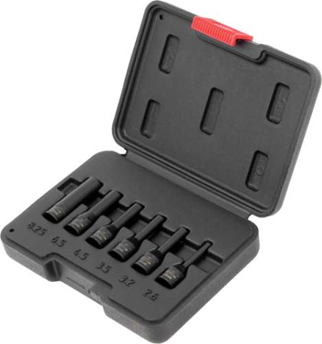 Twist Socket Set; 1/4''dr Long Reach