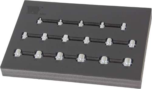 Socket Set, Shallow, 3/8''dr, 17-Piece